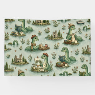 Cozy Cryptids Nessie Loch Ness Monster hobbies  Banner