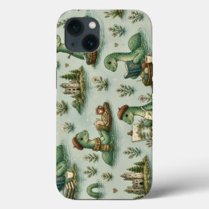 Cozy Cryptids Nessie Loch Ness Monster hobbies  iPhone 13 Case