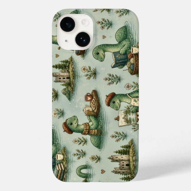 Cozy Cryptids Nessie Loch Ness Monster hobbies  Case-Mate iPhone Case (Back)
