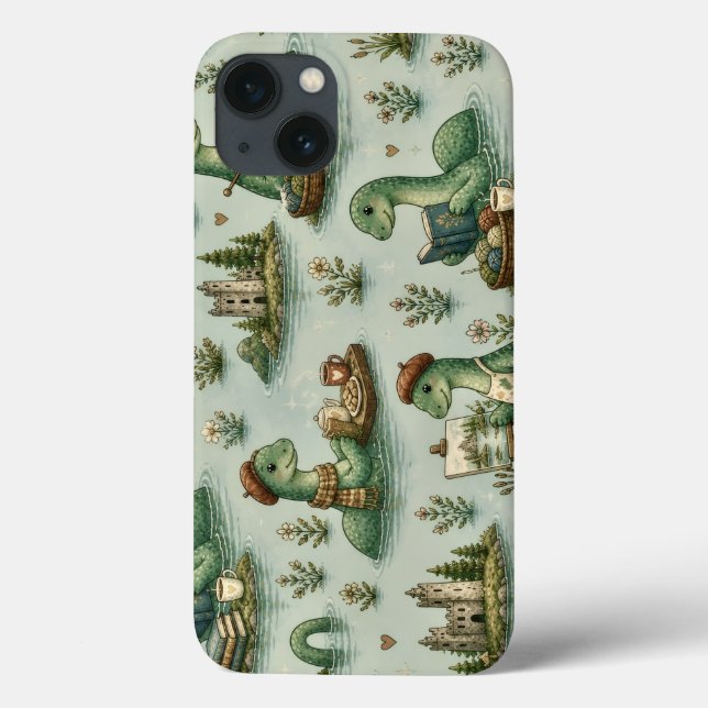 Cozy Cryptids Nessie Loch Ness Monster hobbies  Case-Mate iPhone Case (Back)