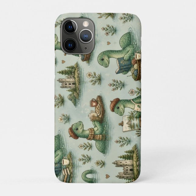 Cozy Cryptids Nessie Loch Ness Monster hobbies  Case-Mate iPhone Case (Back)