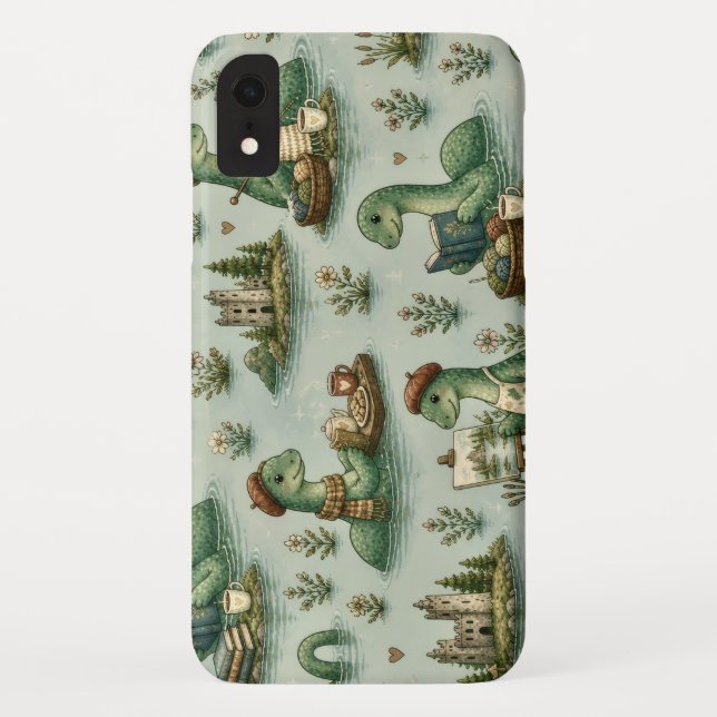 Cozy Cryptids Nessie Loch Ness Monster hobbies  Case-Mate iPhone Case (Back)