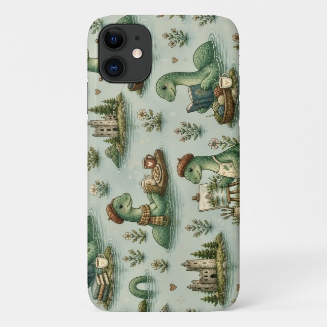 Cozy Cryptids Nessie Loch Ness Monster hobbies  Case-Mate iPhone Case (Back)