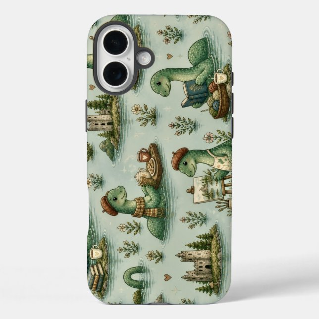 Cozy Cryptids Nessie Loch Ness Monster hobbies  Case-Mate iPhone Case (Back)