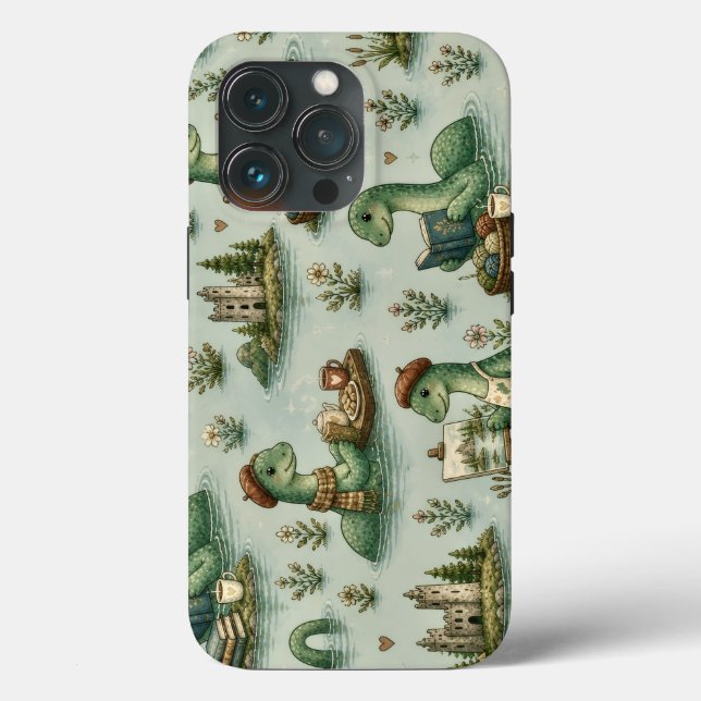 Cozy Cryptids Nessie Loch Ness Monster hobbies  Case-Mate iPhone Case (Back)