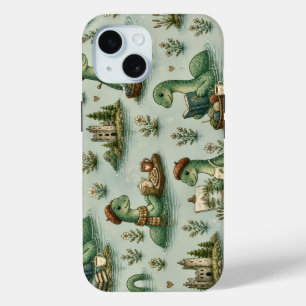 Cozy Cryptids Nessie Loch Ness Monster hobbies  iPhone 15 Case
