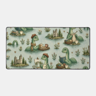 Cozy Cryptids Nessie Loch Ness Monster hobbies Desk Mat