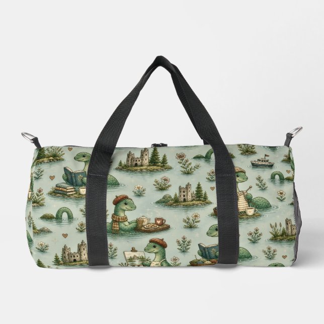 Cozy Cryptids Nessie Loch Ness Monster hobbies  Duffle Bag (Front)