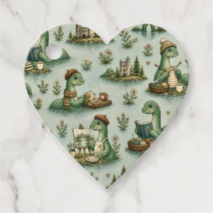 Cozy Cryptids Nessie Loch Ness Monster hobbies  Favour Tags