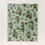 Cozy Cryptids Nessie Loch Ness Monster hobbies  Jigsaw Puzzle<br><div class="desc">Cozy Cryptids Nessie whimsical Loch Ness Monster Scotland</div>