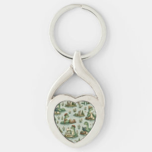 Cozy Cryptids Nessie Loch Ness Monster hobbies Keychain