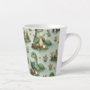 Cozy Cryptids Nessie Loch Ness Monster hobbies Latte Mug