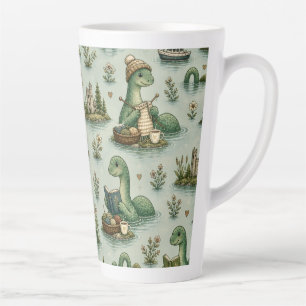 Cozy Cryptids Nessie Loch Ness Monster hobbies  Latte Mug