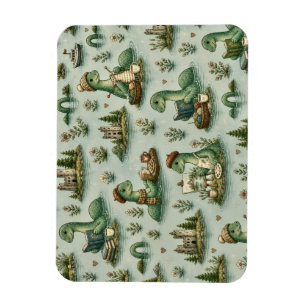 Cozy Cryptids Nessie Loch Ness Monster hobbies Magnet