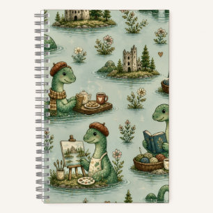 Cozy Cryptids Nessie Loch Ness Monster hobbies Notebook