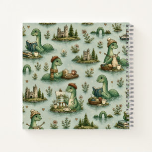 Cozy Cryptids Nessie Loch Ness Monster hobbies Notebook