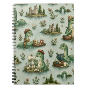 Cozy Cryptids Nessie Loch Ness Monster hobbies Notebook
