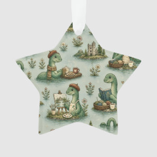 Cozy Cryptids Nessie Loch Ness Monster hobbies Ornament