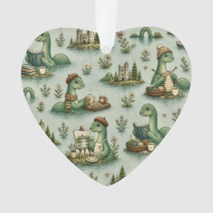 Cozy Cryptids Nessie Loch Ness Monster hobbies Ornament