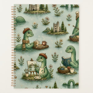 Cozy Cryptids Nessie Loch Ness Monster hobbies Planner