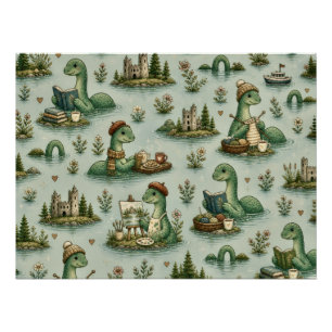 Cozy Cryptids Nessie Loch Ness Monster hobbies  Poster