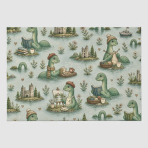 Cozy Cryptids Nessie Loch Ness Monster hobbies  Tissue Paper