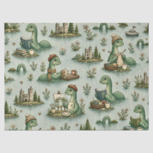 Cozy Cryptids Nessie Loch Ness Monster hobbies  Tissue Paper