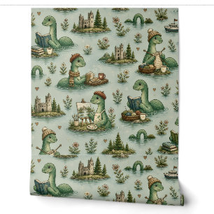 Cozy Cryptids Nessie Loch Ness Monster hobbies Wallpaper