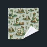 Cozy Cryptids Nessie Loch Ness Monster hobbies Wash Cloth<br><div class="desc">Cozy Cryptids Nessie whimsical Loch Ness Monster Scotland</div>