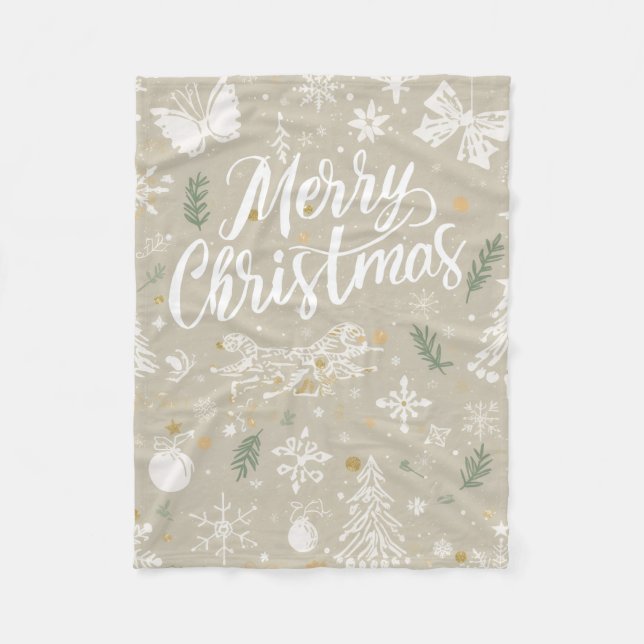 Cozy Custom Fleece Blanket - Your Design. (Front)