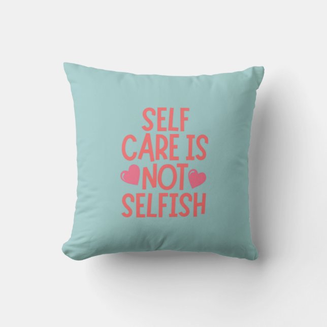 Cozy Custom Throw Pillow (Front)