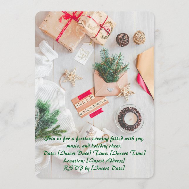 Cozy December Invitation (Front)