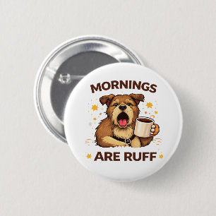 Cozy Dog Illustration 2 Inch Round Button