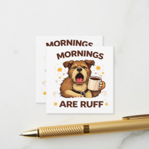 Cozy Dog Illustration Enclosure Card