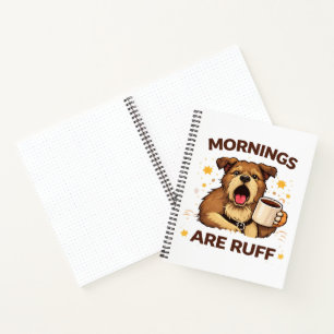Cozy Dog Illustration Notebook
