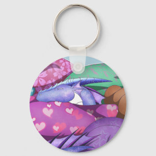 Cozy Dragon Keychain