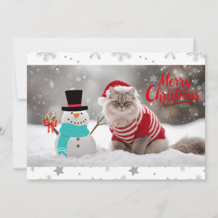 Cozy Exotic Shorthair Cat Christmas Personalized