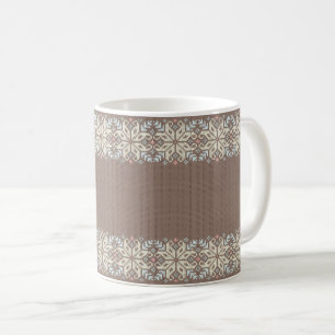 Cozy Fair Isle Knitted Pattern Christmas Coffee Mug