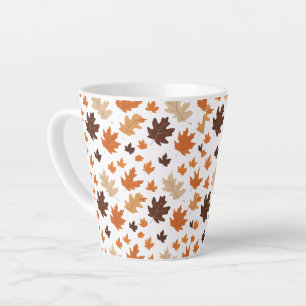 Cozy Fall Aesthetic Design Latte Mug