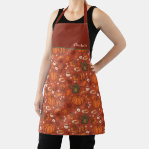 Cozy Fall Autumn Apron
