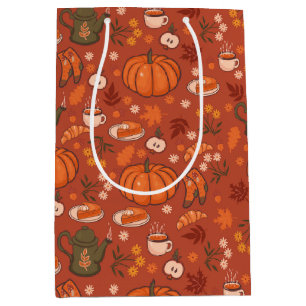 Cozy Fall Autumn Gift Bag