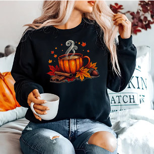 Cozy Fall Coffee Pumpkin Spice Autumn Vibes Sweatshirt