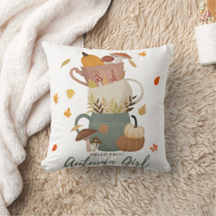 Cozy Fall Design  Throw Pillow