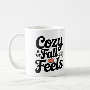 Cozy Fall Feels Mug – Autumn Coffee Cup Pumpkin