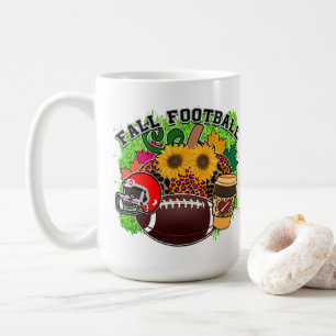 Cozy Fall Football Coffee Mug