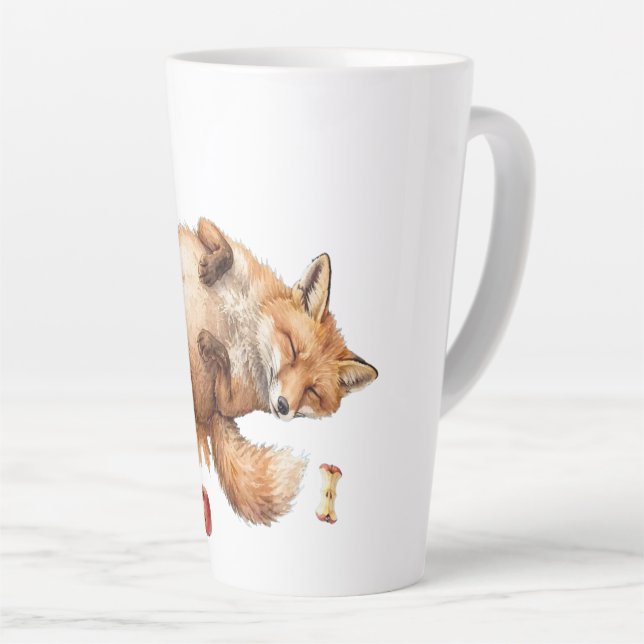 Cozy Fall Fox Mug - Sleeping Fox (Right Angle)