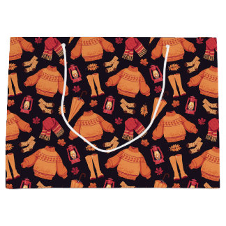 Cozy Fall  Large Gift Bag