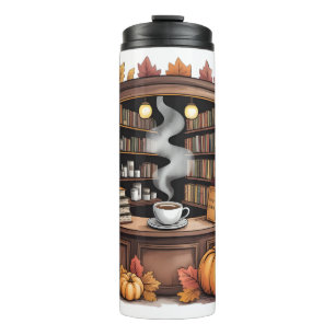 Cozy Fall Library Coffee Bouteilles isothermes