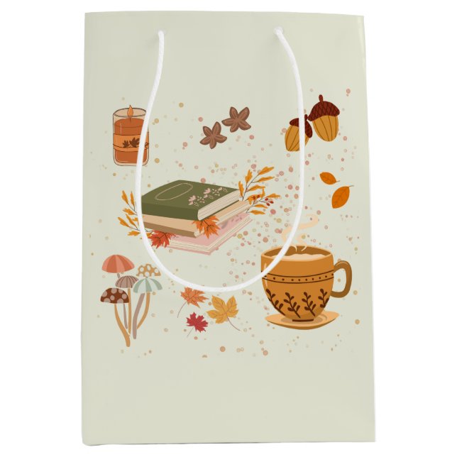   Cozy Fall Medium Gift Bag (Front)