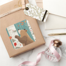 Cozy Fall Moments with a Woodland Bear
